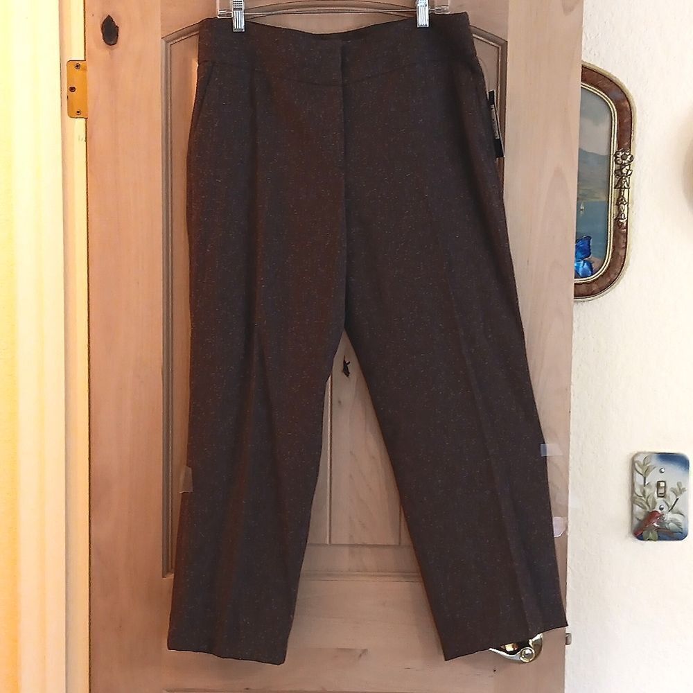 NWT Apt. 9 Maxwell Fit Tweedy Trousers.  Professional,  Trousers